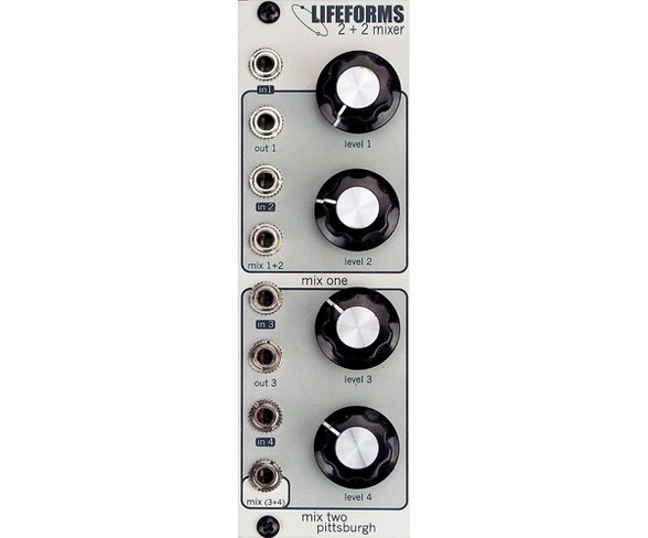 Pittsburgh Modular Synthesizers LIFEFORMS 2+2 MIXER
