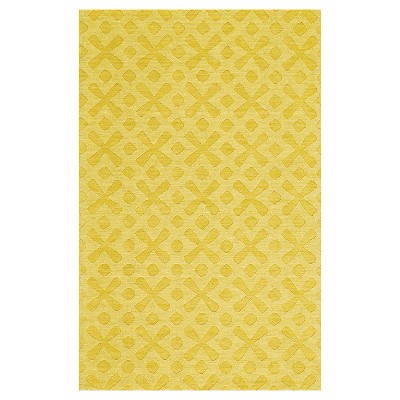 8'X11' Geometric Woven Area Rugs Yellow - Weave & Wander