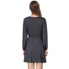 Women's Cross V-Neck Wrap Ruffle Party Mini Dress - 3 of 4