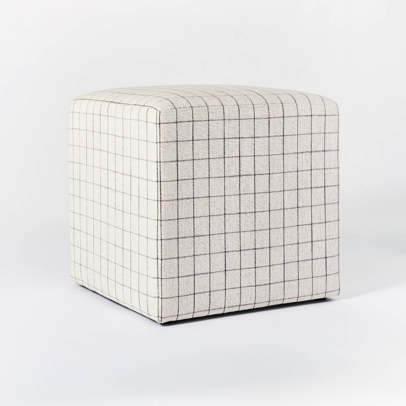 Lynwood Square Upholstered Cube Ottoman - Threshold™ designed with Studio McGee, 1 of 16