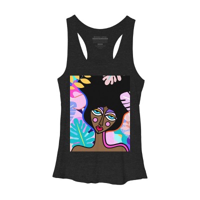Women's Design By Humans SUMMER DREAMS By ASPAINTINGS Racerback Tank Top