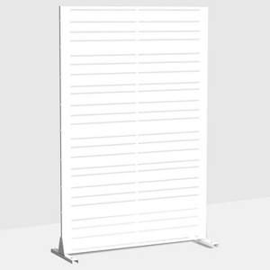 Lirago Outdoor Privacy Fence Panels 72 in Galvanized Metal - 1 of 4