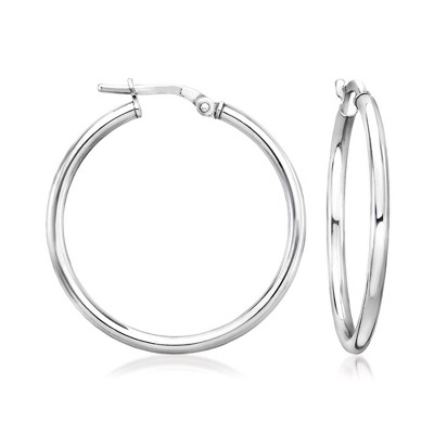 Ross-Simons 2mm Sterling Silver Hoop Earrings