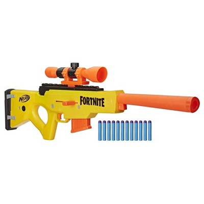 Nerf Fortnite BASR-R Sniper Gun Dart Blasting