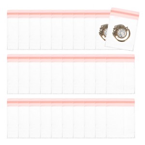 Unique Bargains PVC Plastic Waterproof Jewelry Storage Pouch 30 Pcs - 1 of 4