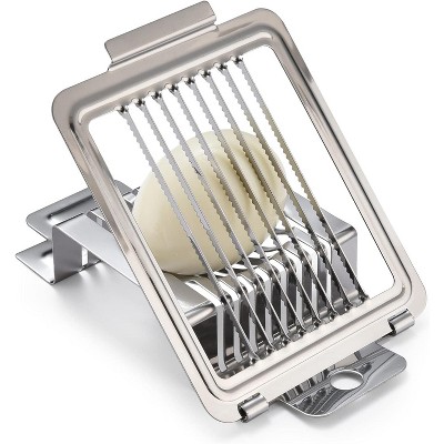 Kitchtic Egg Slicer For Hard Boiled Eggs - Silver : Target