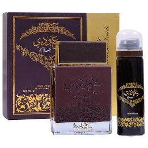 Ard Al Zaafaran Oudi Fragrance Bundle for Men N/A 3.4 EDP + 1.6 Deodorant Spray - 1 of 2