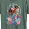 Women's - Disney - Adventure Comes In Waves Short Sleeve Graphic T-Shirt - 2 of 4