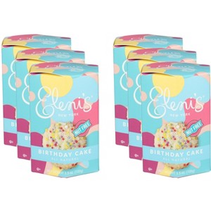 Elenis Cookies Birthday Cake Box - Pack of 6 - 3.5 oz - 1 of 2