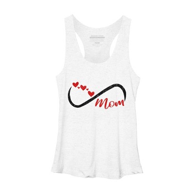 Women's Design By Humans Forever Mom Hearts By Semir Racerback Tank Top