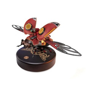 ROBOTIME 3D Puzzle Scout Beetle Model DIY ABS Metal Punk Style Gifts for Teen Adult, 3.94"*7.68"*3.74" - 1 of 4