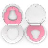 Elongated Toilet Seat with Toddler Seat Built In, Slow Close  Lid, Potty Training Seat for Kids and Adults, Safe PP Material - 2 of 4