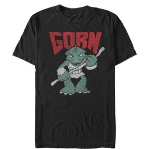 Men's Star Trek Cartoon Gorn Alien Pose T-Shirt - 1 of 4