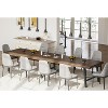 70 Inch Farmhouse Dining Table for 6 to 8, Large Rectangular Dinner Table for Dining Room, Home Office, Living Room - 3 of 4