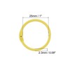Unique Bargains Metal Anti-Rust Round Binder Rings for Key Chain Scrapbooks 10 Pcs - 2 of 4