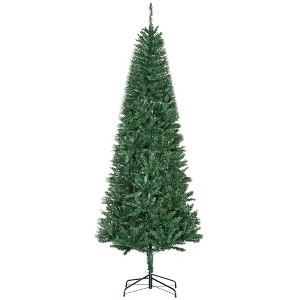 Aghana Digitals 7ft Unlit Green Artificial Christmas Tree with 583 Realistic Branches, Sturdy Metal - 1 of 4