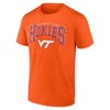 NCAA Virginia Tech Hokies Men's Bi-Blend T-Shirt - 2 of 3