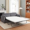 Whisen Corduroy Sleeper Sofa Bed & Recliner Sofa, Multi-Functional Pull Out Futon - 2 of 4