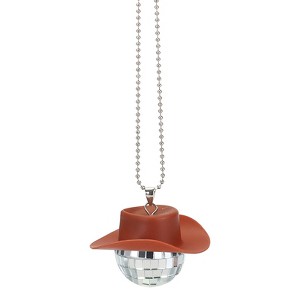 Unique Bargains Shiny Surface Ornament Car Birthday Party Accessory Disco Balls - 1 of 4