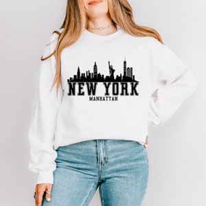 Simply Sage Market New York Manhattan Sweatshirt - 1 of 4