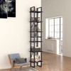 vidaXL 6-Tier Book Cabinet Black 15.7"x11.8"x82.7" Chipboard - 2 of 4
