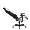 Vynxaria Comfort Edge Gaming Chair Black White Accents, Leather PU Memory Foam Seat 150° Recline,3D Padded Armrests Magnetic Neck Pillow - 2 of 4