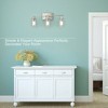 Costway 3-Light Wall Sconce Modern Bathroom Vanity Light Fixtures w/ Clear Glass Shade - 3 of 4