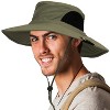 SUN CUBE Wide Brim Sun Hat Adults, Fishing Hats Sun UV Protection, Hiking Bucket Hat Safari Beach Boonie, UPF 50+ - 2 of 4