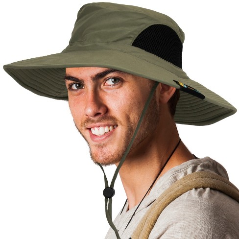 Sun Cube Wide Brim Sun Hat Adults, Fishing Hats Sun Uv Protection, Hiking  Bucket Hat Safari Beach Boonie, Upf 50+ (olive) : Target