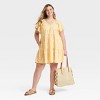 Women's Flutter Short Sleeve Woven Mini Skater Dress - Universal Thread™ - 3 of 3