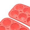 Unique Bargains Ice Tray 6-Cavity Diamond Ice Mould Irregular Hand Wash Only Silicone 6.69"x4.53"x2.13" 1 Pc - 3 of 3