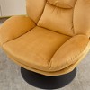 CAVINAS Modern Accent Swivel Chair with Ottoman Rocking Chair Upholstered Sofa Chair for Living Room - 4 of 4