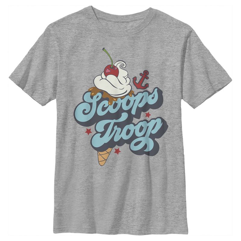 Boy's Stranger Things Scoops Troop Ice T-Shirt, 1 of 5