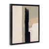 Stupell Industries Modern Black Streak on Beige, 17" x 21" - 3 of 4