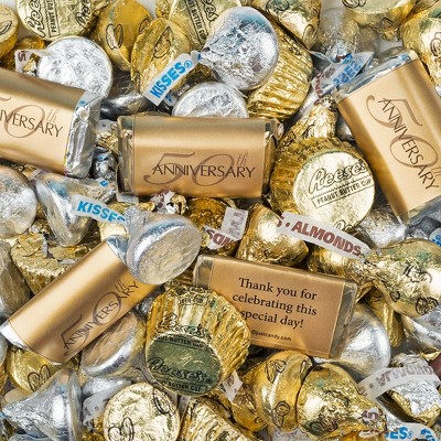 50th Anniversary Candy Party Favors Hershey's Chocolate Mix - By Just Candy