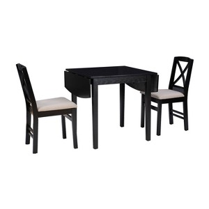 3pc Torino Drop Leaf Dining Set - Linon - 1 of 4