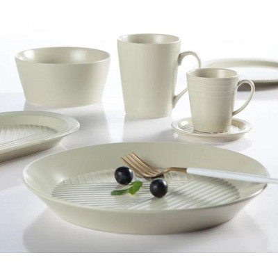 AOSTIRMOTOR Matte Gary Green Hotel Plates Sets Dinnerware