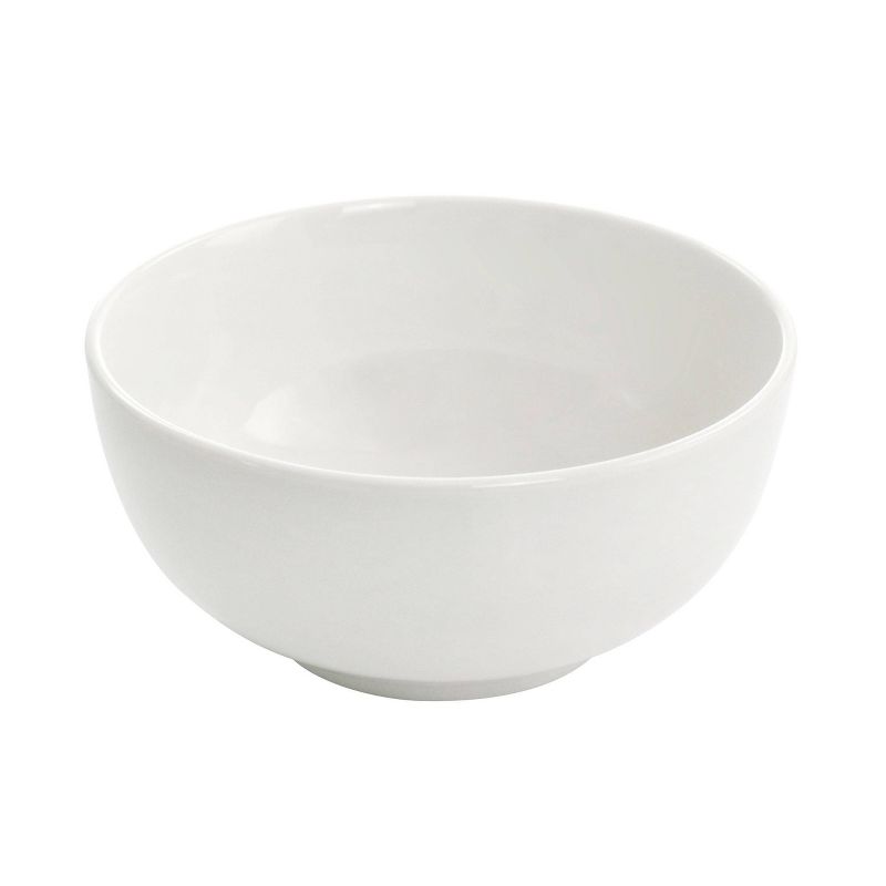 16pc Camellia Porcelain Double Bowl Dinnerware Set - Elama, 5 of 9