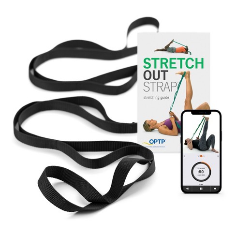 OPTP The Original Stretch Out Strap with Exercise Poster Made in