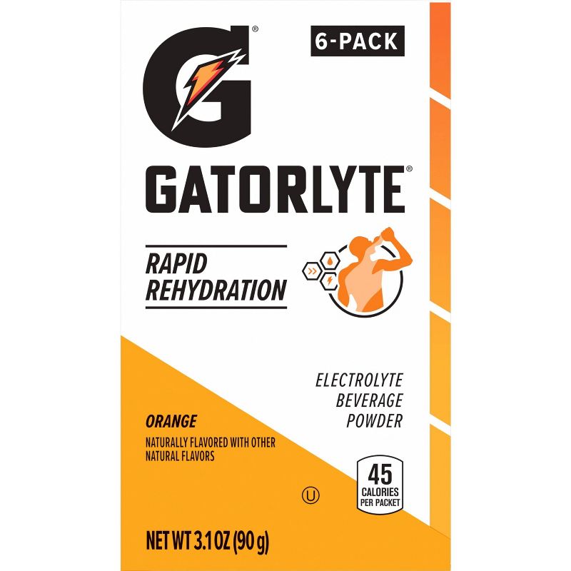 Gatorlyte Orange Powder - 6ct, 2 of 10