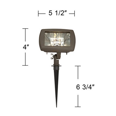 Bronze LED Flood Light Landscape Kit with Transformer