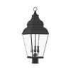 Livex Lighting Exeter 3 - Light Post Light in  Black - 2 of 4