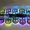 Kurt S. Adler 2.5 Inch Black Cat Mask Led Light Set Indoor Outdoor Electric Novelty Sculpture Lights - 2 of 4
