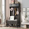NicBex 68.90"H Modern Hall Tree with Storage for Living Room - 4 of 4