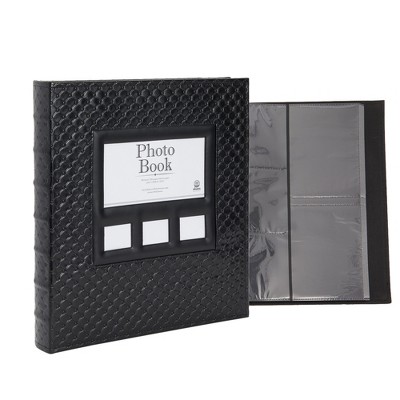 Image of Okuna Outpost Faux Leather Wedding Photo Album Book Gift, 600 Pockets for 4x6 Inch Pictures, 14.5x13.5 In