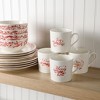 Martha Stewart Holiday Vines 16-Piece Porcelain Dinnerware Set - 3 of 4