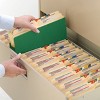 Smead File Pocket, Straight-Cut Tab, 5-1/4" Expansion, Letter Size, Green, 10 per Box (73236) - 4 of 4