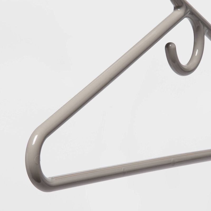 5pk Super Heavy Weight Hangers Gray - Room Essentials&#8482;, 4 of 7