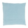 Saro Lifestyle Seaside Treasures Throw Pillow Cover, Blue, 20"x20" - 2 of 3
