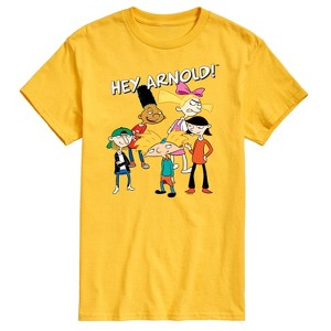 Men's - Hey Arnold! - Group Shot Short Sleeve Graphic T-Shirt - 1 of 4